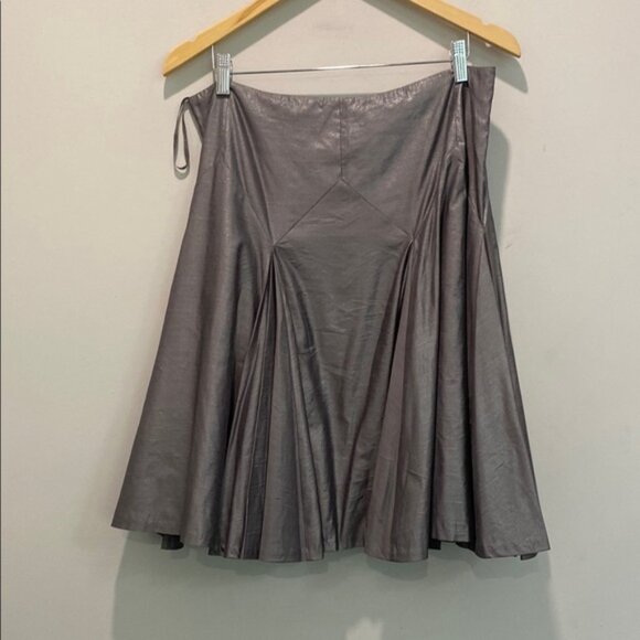 CLUB Monaco Letitia Navy and Brown Color Block Midi Pencil Sheath Dress … - Picture 10 of 15